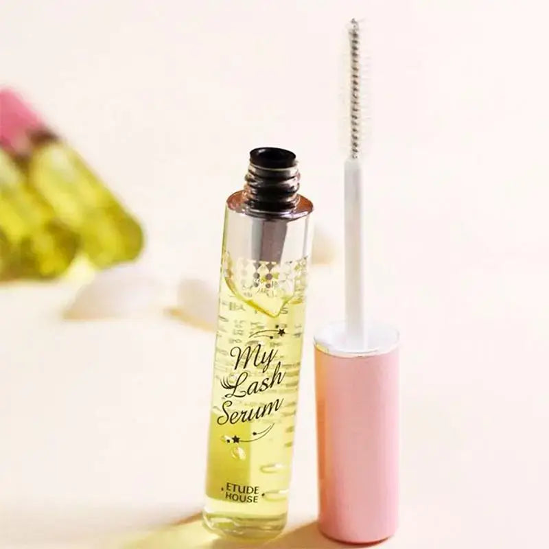 ETUDE HOUSE My Lash Serum bottle with applicator, enriched with biotin for lash growth and smooth application.