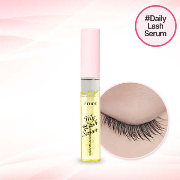 ETUDE HOUSE My Lash Serum with biotin for lash growth, featuring a smooth application and enhanced formula.